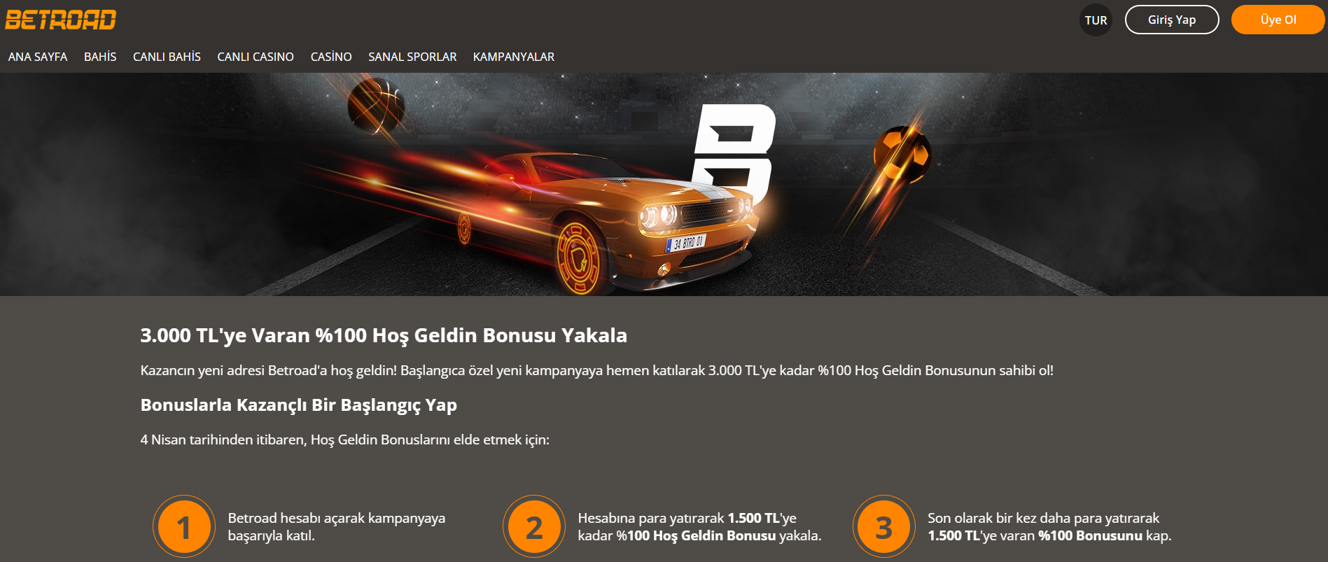 BetRoad Giriş 2025