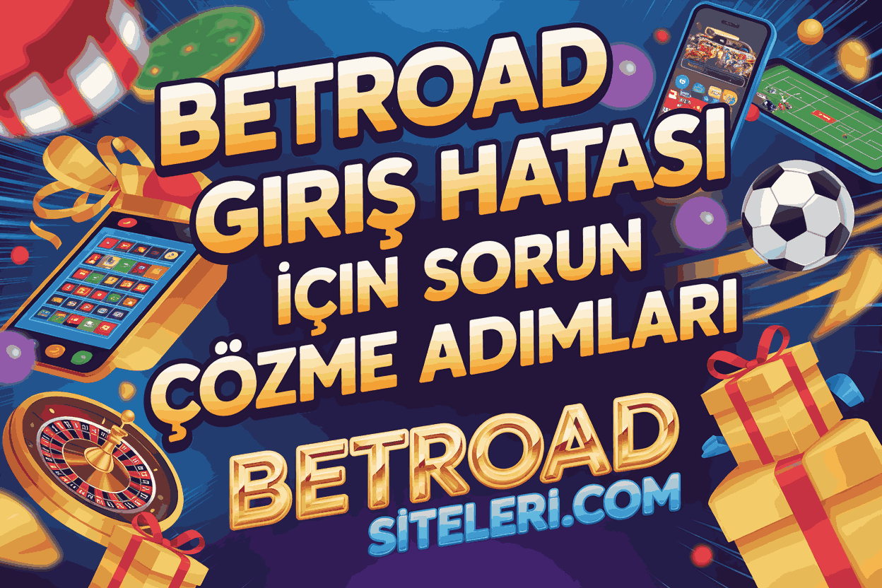 Betroad Giriş Hatası İçin Sorun Çözme Adımları